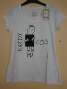 Ilustris koszulka bawełniana M "Każdy ma coś" NOWA