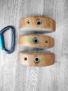 Zestaw chwytów wspinaczkowych - drewniane - set 47 - #green_point_climb
