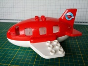 Lego DUPLO czerwony samolot 