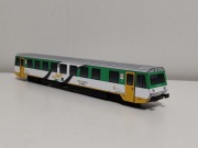 szynobus VT627-105 w malowaniu Kolei Mazowieckich  Model kartonowy sklejony