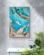 Obraz dekoracyjny ISLAND AKRYL na płótnie 90x60