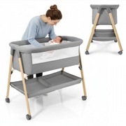 Łóżeczko niemowlęce, wolnostojace, turystyczne z materacem 