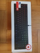 Klawiatura cherry mx 10.0N RGB nowa sealed mechaniczna aluminowa
