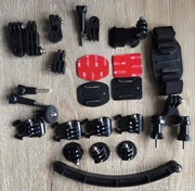 Zestaw uchwytów adapterów do kamer sportowych ponad 20 szt