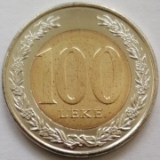 Albania 100 leke leków 2023 - 24,75 mm mennicze z rolki bankowej - nr 4
