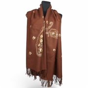 Szal Pashmina z haftem