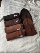 Szal i czapka brązowy brąz czekolada Cashmere 50% kaszmir 50% wełna