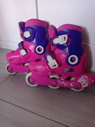 Sprzedam różowe rolki firmy oxelo rozmiar regulowany 26-28