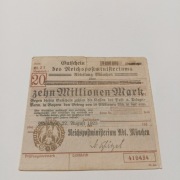 20 Milionów Reichpost rzadkość 