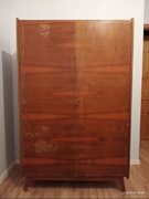 Szafa drewniana vintage z czasów PRL-u