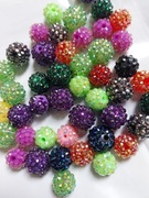 H13-  Shamballa kolorowe koraliki akrylowe