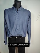 John Lewis denimowa bawełniana koszula męska L