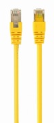 Patchcord przewód | kabel sieciowy ethernet | 100cm | FTP | Cat.5e żółty