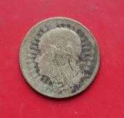 5 ZŁOTYCH GŁOWA KOBIETY 1934 rok - srebro AG oryginał RZADSZA  N2