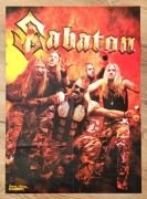 Sabaton - Wielki plakat/poster XXL z 2016 r. - Format 55 x 75 cm - NOWY!