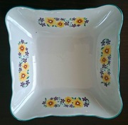 Ćmielów salaterka kwadratowa.