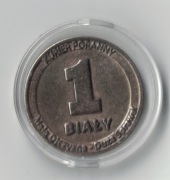 Dukat lokalny 1 biały, 2008/2009, rzadki