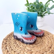 Kalosze gumaki 22 23 rekiny rekin niebieskie Demar