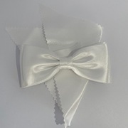 MUCHA MUSZKA BIAŁY ZESTAW KLASYCZNA SATYNA MĘSKA 