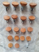 Uchwyt drewniany do mebli (galka do mebli) 18 szt.