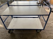 wózki półkowe - 2 półki 1250x630x1000 mm - 2 sztuki