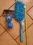 kauczukowe piłki i szarpak z amortyzatorem dla psa