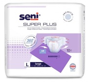 Seni Super Plus pieluchomajtki dla dorosłych zapinane na rzepy 10 sztuk