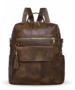 Damski plecak ze skóry PU antykradzieżowy elegancki 2 w 1 wodoodporny