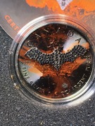 Black Bat Bejeweled Liść Klonowy 1 Oz 5$ 2022