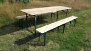Stół ogrodowy, zestaw biesiadny, stół rozkładany