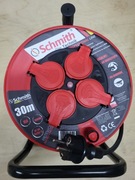 Przedłużacz bębnowy 3x1,5 30m Schmith sppl-1-30