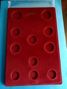 Paleta rocznikowa na monety srebrne i 2 zł  1996 ,1997 do 2003
