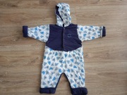 Rampers z kapturem ocieplany Bellvit rozm 86