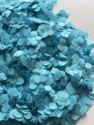 konfetti niebieskie kółka, papierowe konfetti, konfetti na ślub/wesele