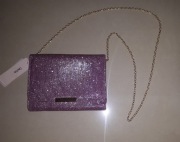 Torebka wieczorowa DeeZee różowa wesele/impreza/karnawał łańcuszek śliczna