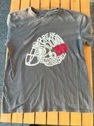 Koszulka dla dziecka z ilustracją kask football'u amerykańskiego