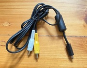 Kabel sygnału audio/wideo 2xRCA AV/USB 8 pin