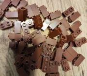 Reddish Brown Brick 1 2/3x1 with Studs on Side