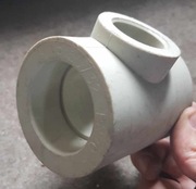 Trójnik trzykielichowy redukcyjny 50 x 32 x 50 mm PLASTBOR TRR754075