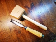 Dłuto rzeźbiarskie I Młotek Ulmia najlepsze! 