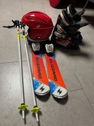 Narty dzieciece 100 Blizzard, buty,kijki kask komplet