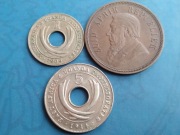 Anglia RPA 1 Pens 1898 Brytyjska Afryka  1 i 5 cents 1909- 1914