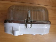 stara lampa przemysłowa oprawa kanałowa ścienno-sufitowa OPKZ-60 PRL?