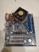 PŁYTA GŁÓWNA  ASRock 775VM8 + PROCESOR CHŁODZENIE SPRAWNA
