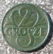 2 grosze 1928 obiegowa - bardzo ładna. 