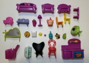 Zestaw mebelków i akcesoriów dla Lalek i Littlest Pet Shop (LPS)