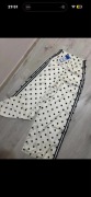 beżowe dresy adidas w kropki