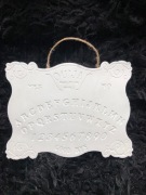 Gipsowa tabliczka OUIJA do powieszenia