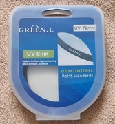 Filtr UV Slim Green.L 72 MM