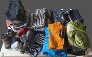 Zestaw ubranek dla dziecka BUTY KURTKA KOMBINEZON 60 szt. ZIMA r. 80